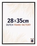 Dutch Frame Factory Fotolijst 28x35 cm - Aluminium - Zwart Mat