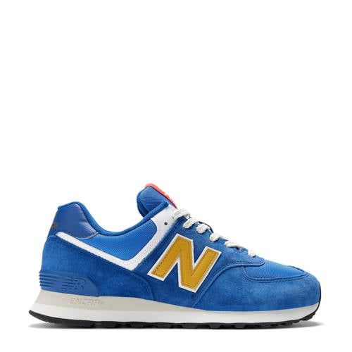 New Balance 574 V2 Sneakers - Cobalt Blue/Yellow
