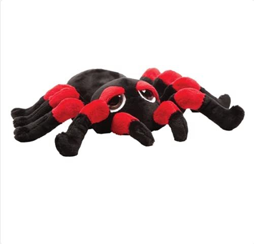 Suki Gifts 14567 Li'l Peepers Tarantula Spinne Nico knuffeldier, rood