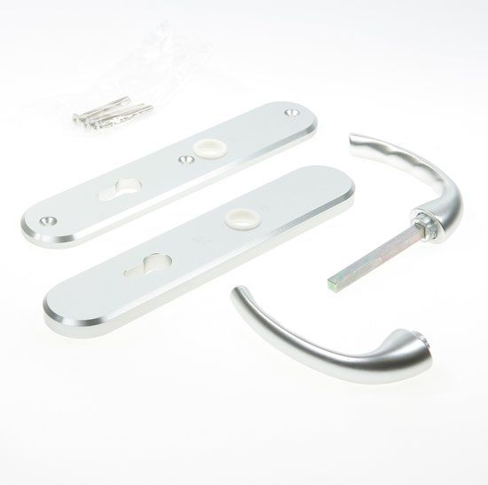 HOPPE Kruk/kruk schild aluminium 1710/3235/3234 PC 72 F1 Prijs per paar