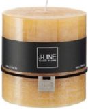 J-Line Bougie Cylindrique - Ocre - 75H - 6 Pièces