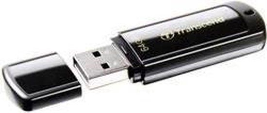 Transcend JetFlash 350 USB-stick - 64GB - Zwart