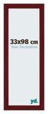 Your Decoration Cadre Puzzle 33x98 cm Vin Rouge Balayé