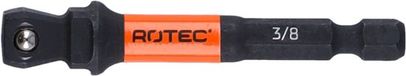 Rotec Impact adapter, 30°, 1/4-E6.3 > 3/8 4-knt. met kogel (10st)