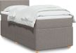 Maison Exclusive - Boxspringbed met matras, taupe, 90x200 cm, gestoffeerd