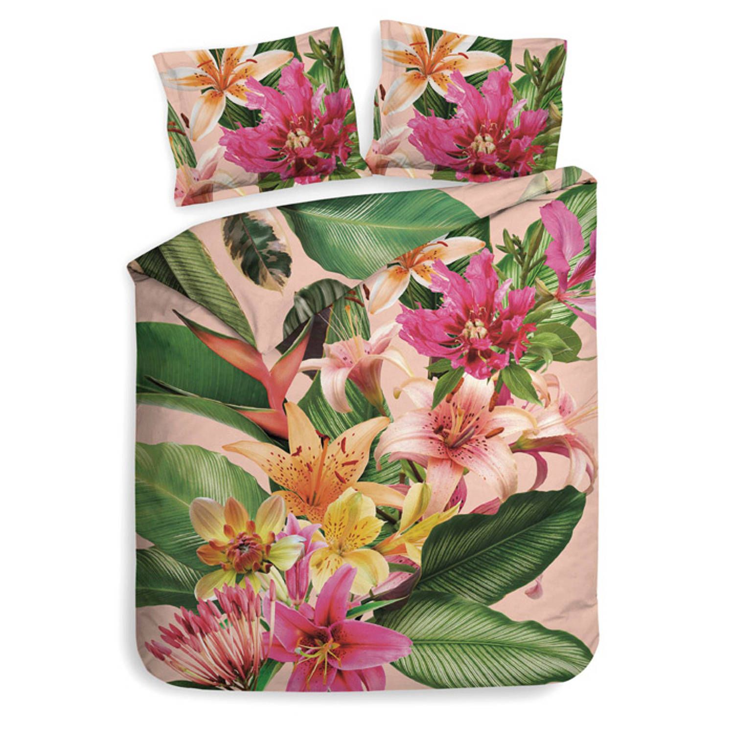 Heckett & Lane Reese Dekbedovertrek - Grijs - Lits-Jumeaux 240x200/220 cm - 8718518346610