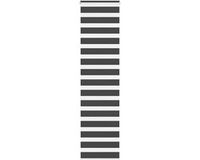 vidaXL Zebra rolgordijn 65x200 cm stofbreedte 60,9 cm zwart