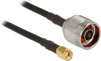Delock RP-SMA (m) - N (m) kabel - CFD200 / 50 Ohm - 1,5 meter