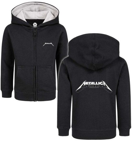 Metallica Metal-Kids - Logo Kinder vesten zwart Biologisch katoen - Maat 116