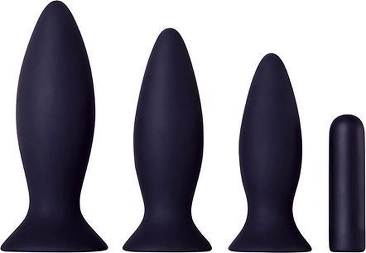 Adam & Eve A&E VIBRATING ANAL TRAINER KIT BLACK