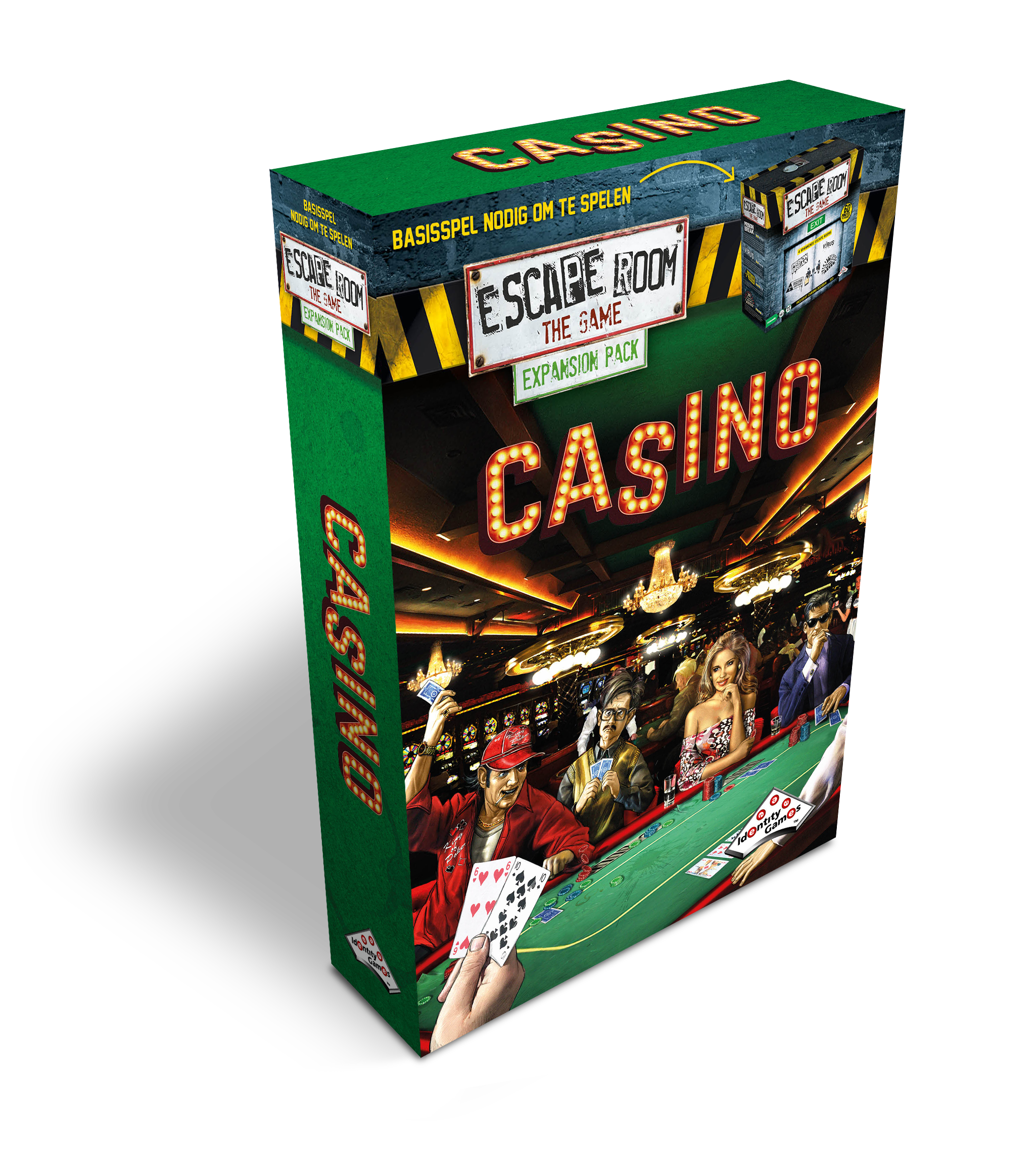 Identity Games Escape Room the Game uitbreidingset Casino - Bordspel - Vanaf 16 jaar