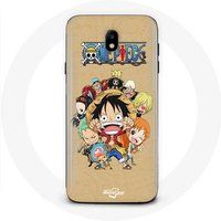 Maniacase Etui voor Samsung Galaxy J7 2017 Manga eendelige strohoed