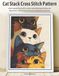 Cat Stack Cross Stitch Pattern: A Full Coverage Portrait of Four Cats for Joyful Stitching with Colour and Mono Charts, 14-Brand Thread Conversion and Beginner Instructions