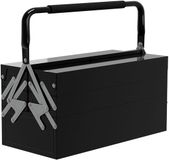 DURHAND Boîte à outils - Acier - 45x20x34,5cm - Noir