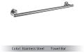 Mat Zwart Accessoires Kit RVS 4-delig