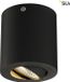 SLV Opbouwspot Triledo Round Zwart Aluminium LED 625 lm