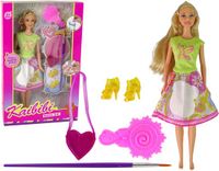 Lean Toys Pop lang haar schilderij jurk
