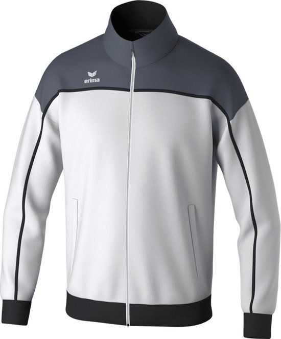 Erima Change Trainingsjack Heren - Wit / Slate Grey / Zwart - Maat M