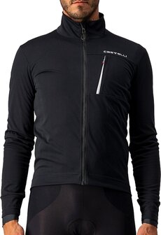 Castelli GO JACKET LIGHT - Fietsjack - Heren - Zwart/Wit - XL