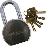 SW-Stahl Veiligheidshangslot 50 mm met 5 sleutels, 60710L
