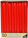 Papstar kaars 22mm rood 50 stuks pak