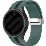 Strap-it Samsung Bracelet Magnétique Sport Galaxy Watch 5 Pro (Vert/Noir)