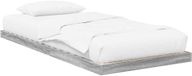 vidaXL Bedframe Grijs Sonoma 80 x 200 cm Bewerkt Hout