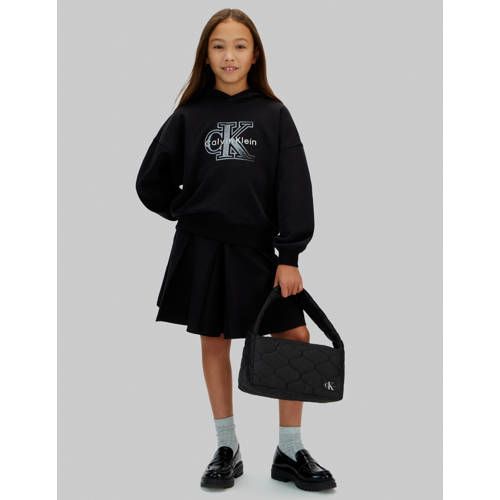Calvin Klein quilted schoudertas zwart
