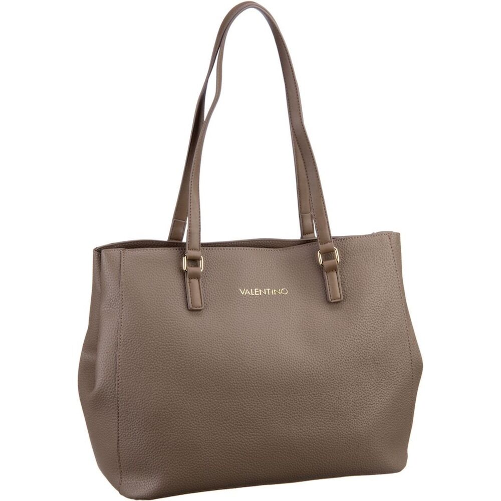 Valentino Bags Valentino Bags Superman Handtas Taupe VBS2U801TAUPE Shoppers Grijs Dames