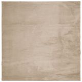 VidaXL Tapis HUARTE Bas velours Souple Lavable Polyester Sable 240x240cm