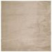 VidaXL Tapis HUARTE Bas velours Souple Lavable Polyester Sable 240x240cm
