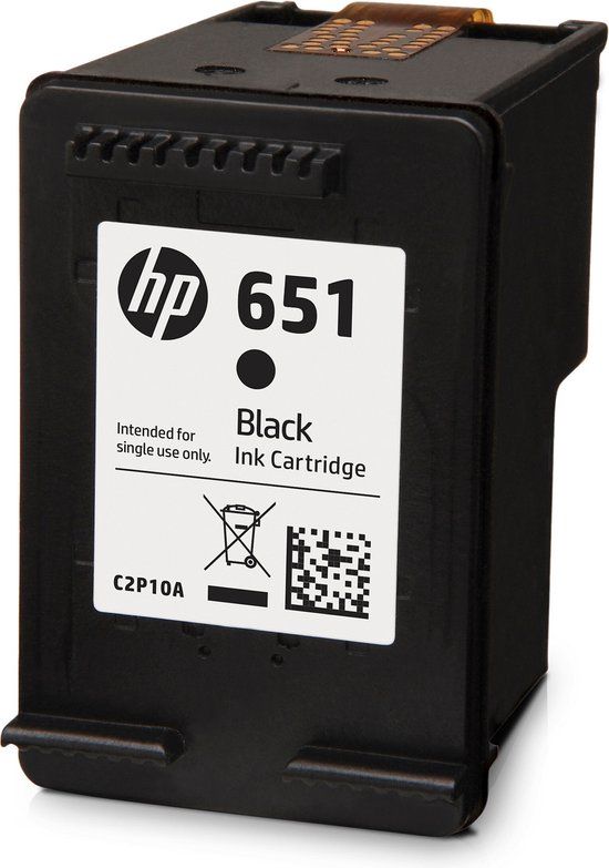 HP 651 Zwart - Originele Inktcartridge (C2P10AE)