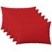 vidaXL Kussensloop - Rood - 50 x 70 cm