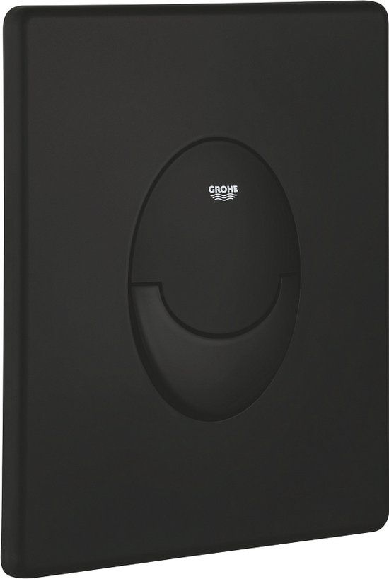 GROHE Start Bedieningsplaat - Dual flush - Vierkant met afgeronde hoeken - mat zwart