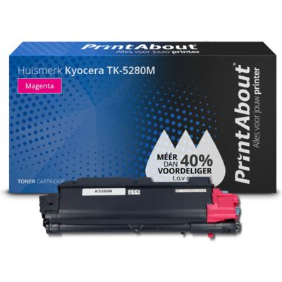 PrintAbout Huismerk Kyocera TK-5280M Toner Magenta