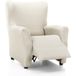ECOMMERC3 Elastische en extra zachte hoes voor relaxstoel, ivoorkleurig, verstelbaar, 100% Made in Spain