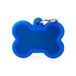 MyFamily Hond Medaille Blauw Bot Aluminium En Rubberen Bakboord Hushtag Collectie 41x33 mm