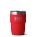 Yeti Rambler Stackable Cup 8oz Mag Slider Lid, Rescue Red