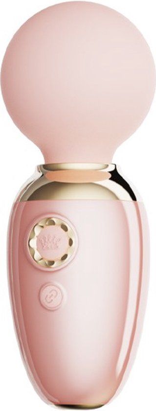 Zalo Ava Verwarmende Mini Wandvibrator met App bediening - Lichtroze