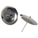 Rayher 2515222 Kandelaar voor adventskrans, 8 cm, SB-Btl. 4 stuks, zilver