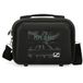 Pepe Jeans Davis Toilettas, aanpasbaar, met schoudertas, zwart, 29 x 21 x 15 cm, stijf, ABS 9,14 l