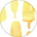 Bonateks Ronde digitaal bedrukte muismat, antislip onderkant, voor kantoor en thuis, diameter: 22 cm
