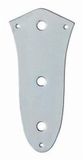 Fender Control Plate '62 Jazz bas 3-Hole Chrome