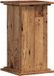 vidaXL Plantenstandaard 33x33x60 cm bewerkt hout oud houtkleurig