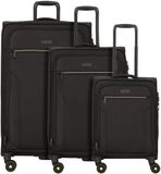 D & N Travel Line 9704 3-delige Kofferset Zwart
