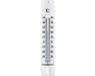 Lifetime Thermomètre intérieur et extérieur -39 à +50 Celsius - 4 x 21 cm - aluminium