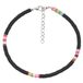 Deja Jewels Lookinggoodtoday Vrolijke Enkelband met 4mm Kralen - Zwart