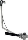 Geberit badkuipafvoer en -overloop, diameter 52 mm, verlengd, lengte 79 cm, 1 stuk.