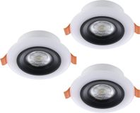 EGLO Calonge RGB Inbouwspot - LED - Ø 9,8 cm - Zwart|Wit