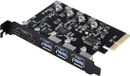 Renkforce 3 + 2 poorten USB 3.2 Gen 2-controllerkaart USB-C 3.2 Gen 2